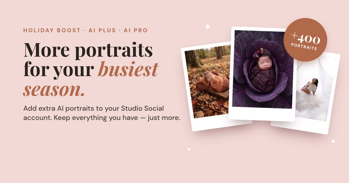 More portraits for your busiest season