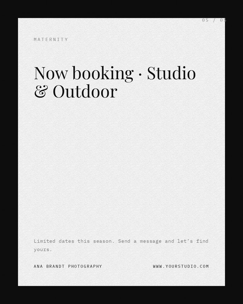 Noir Carousel — made in the Studio Social System