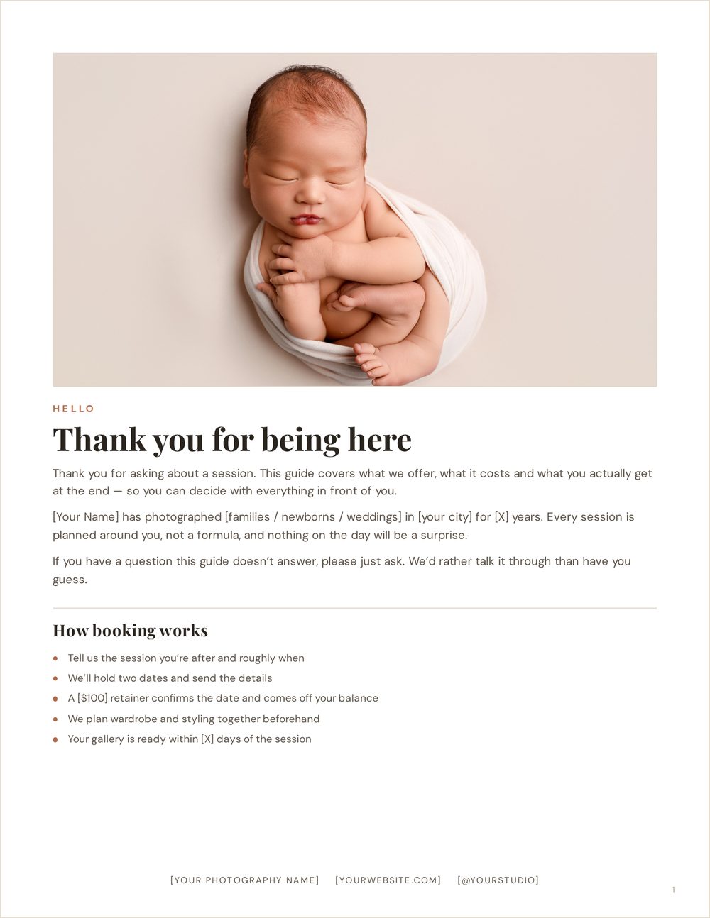 Welcome page &mdash; hello, this is us, this is how it works