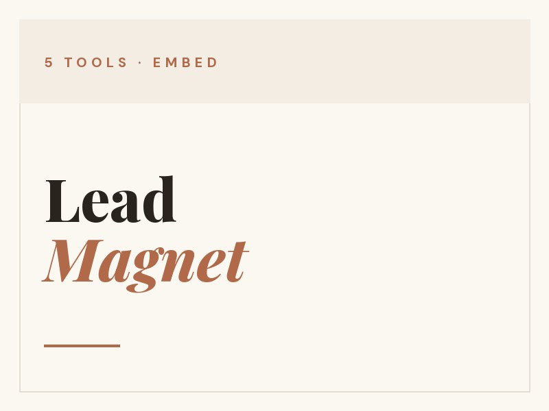 Lead Magnet